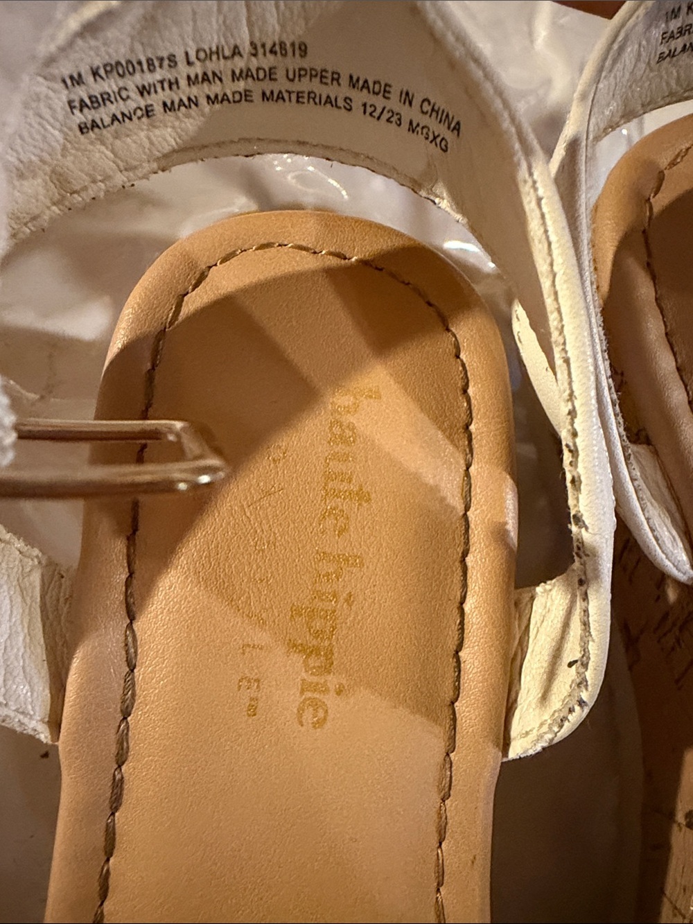 Haute Hippie Cream Braided Strap Sandals - Picture 7 of 12